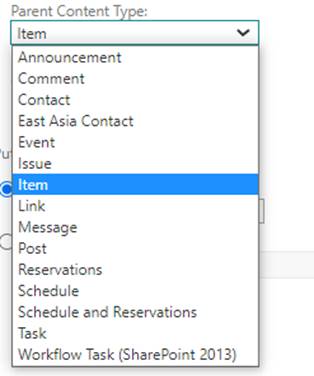 Content Types in SharePoint Online